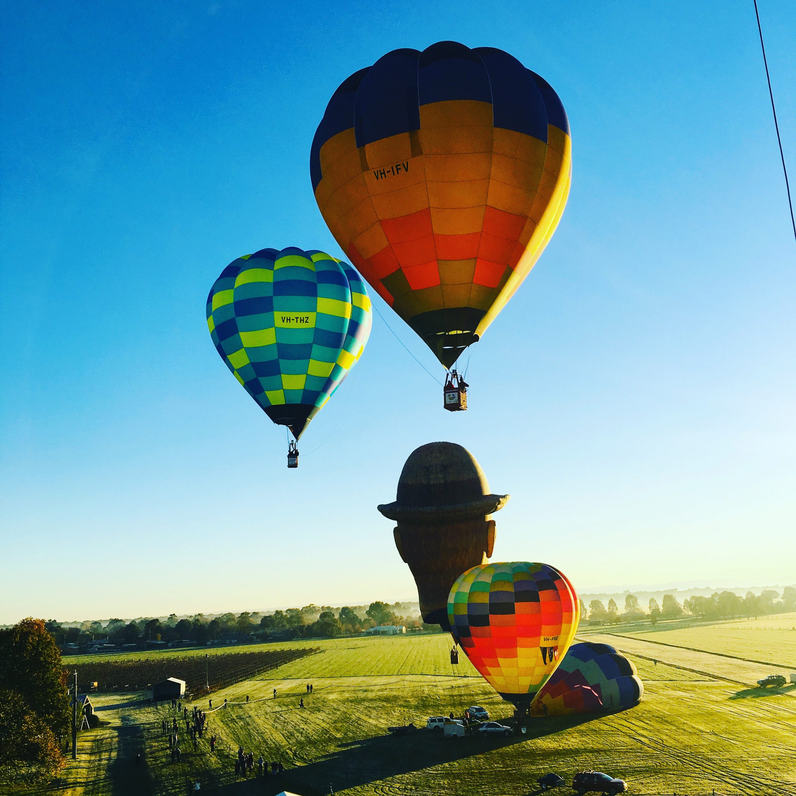 Ballooning in the King Valley